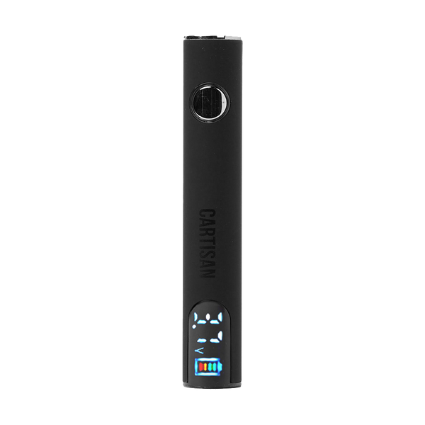 This is the Pro Pen Neo 400 510 Thread Battery from Cartisan available at Ritual Colorado. Featuring a colorful digital screen and discrete size this is an awesome portable cartridge battery.