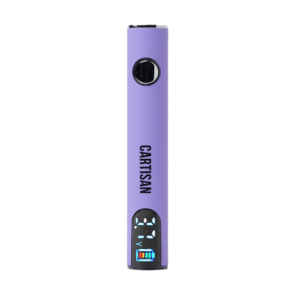 This is the Pro Pen Neo 400 510 Thread Battery from Cartisan available at Ritual Colorado. Featuring a colorful digital screen and discrete size this is an awesome portable cartridge battery.