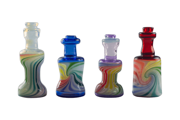 These are Pastel Rainbow Peak Dry Tops by Technicolor Tony available at Ritual Colorado. Compatible with all model peaks these fun tops add tons of personality to your eRig setup!