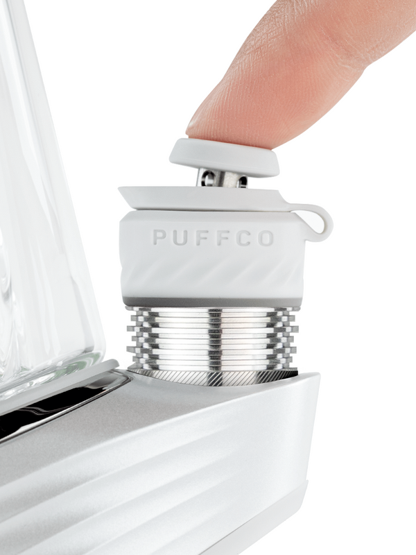 This is the Pearl Peak Pro 3DXL eRig from Puffco available at Ritual Colorado. Featuring a 3DXL Chamber for massive dabs this is the top-of-the-line portable dab device.