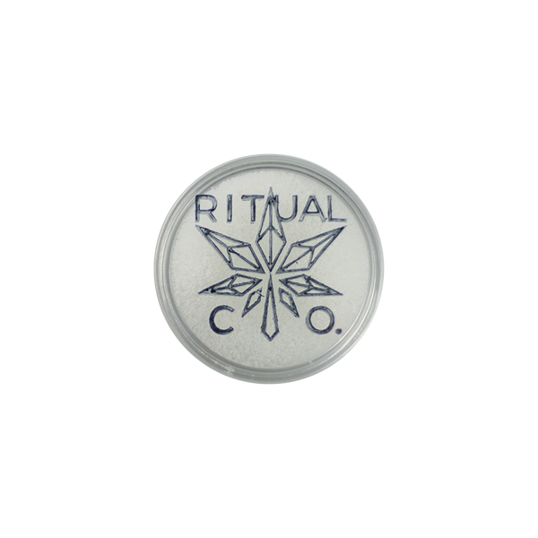 This is the Pillar-in-Pillar dab insert from Ritual Co. available at Ritual Colorado. Featuring a 6mm hollow quartz pillar on the outside with a 3mm ruby pillar inside for low temp dab rips.