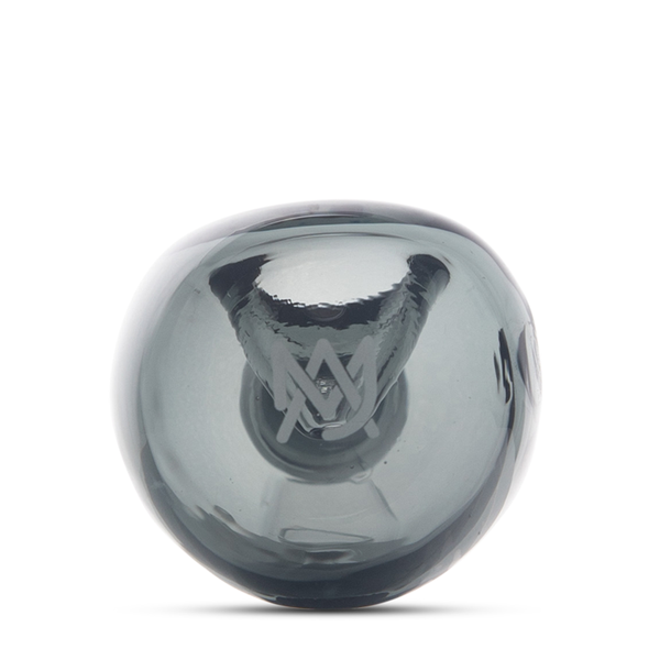 This is the Slate Pioneer Spoon Pipe from MJ Arsenal available at Ritual Colorado. It features a built-in glass bowl with a carb hole on the left side. The fun colors and ergonic design make this a perfect starter spoon pipe.