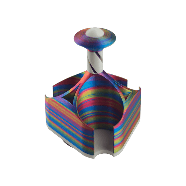 This is the Rainbow Hash Jar Spinner by Robot Josh available at Ritual Colorado.
