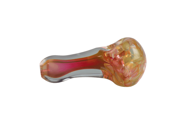 This is a Thiccc Glass Spoon Pipe from T Tree Glass available at Ritual Colorado. Featuring beautiful fuming and super thick glass this is a fun pipe that is practically indestructible.