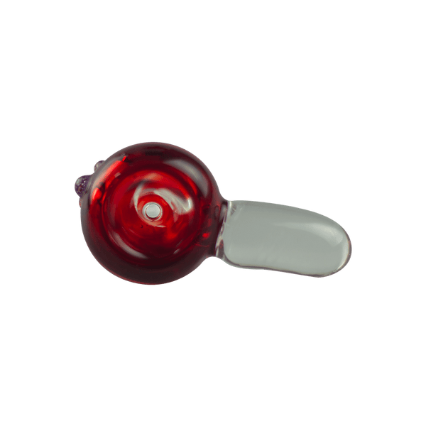 This is the Red & Pink Slyme Bowl from Hornsilver Glass available at Ritual Colorado. Featuring vibrant colors and colored accents this is a beautiful heady slide and a great update to any smoke station.