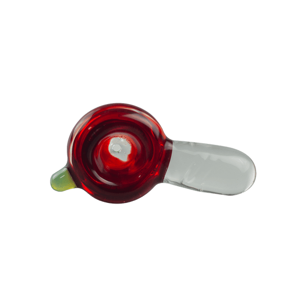 This is the Red & Titan Bowl from Hornsilver Glass available at Ritual Colorado. Featuring vibrant colors and carved details on the handle this is a beautiful heady slide and a great update to any smoke station.