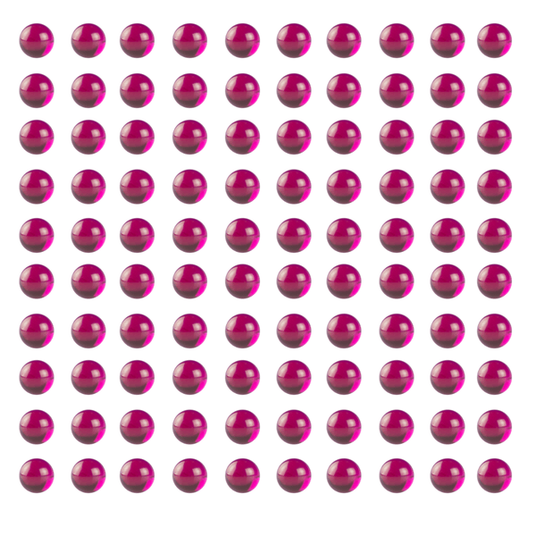 These are 100-count 3mm Ruby Terp Pearls available at Ritual Colorado. Offering additional surface area inside your banger or eRig rubies are a great way to upgrade your dab session.
