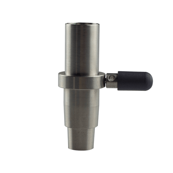 This is the Stainless Steel Stem / Bowl Adapter from QaromaShop available at Ritual Colorado. Compatible with Adjustable Screens for the 360, this metal bowl offers long-term durability and increased conduction heating to your hit. Check out all the latest from QaromaShop at Ritual Colorado today!