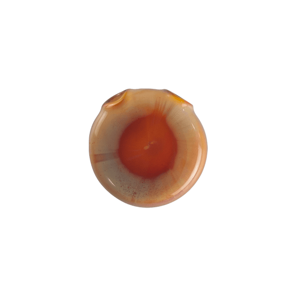 This is the Serendipity Honeycomb Disc Pendant by Technicolor Tony available at Ritual Colorado. A sleek jewelry piece with two holes in the top so that you can string it onto your favorite necklace.