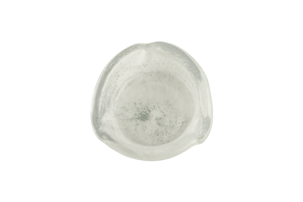 This is the Short White Flare Glass Ashtray by Technicolor Tony available at Ritual Colorado. A vibrant handmade borosilicate ashtray made right here in Denver, Colorado.