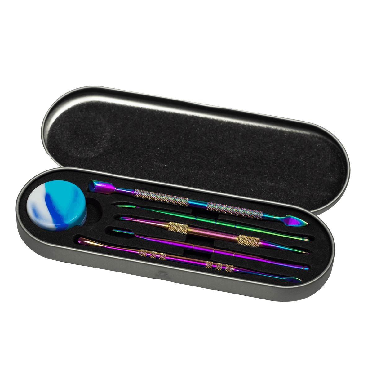 Dab Tool Set w/Case - Rainbow – Up-N-Smoke