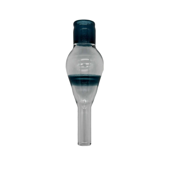 This is the Sparkle Dark Blue High Ariflow (10mm) Dart Whip Mouthpieces by Biting Glass available at Ritual Colorado. These sleek mouthpieces securely fit into your 3/8" inner diameter tubing and provide a refined experience.