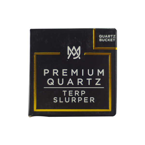 This is the Full Weld Quartz Terp Slurper from MJ Arsenal available at Ritual Colorado. A premium quartz banger that includes a terp pill as well as two marbles for smooth and powerful dabs.