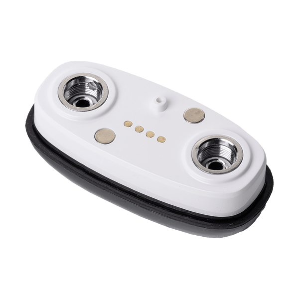 This is the Veil Bar Duo dual 510 cartridge battery from Cartisan available at Ritual Colorado. Featuring an included water pipe adapter and compatibility with two carts at a time this is a serious 510 battery!