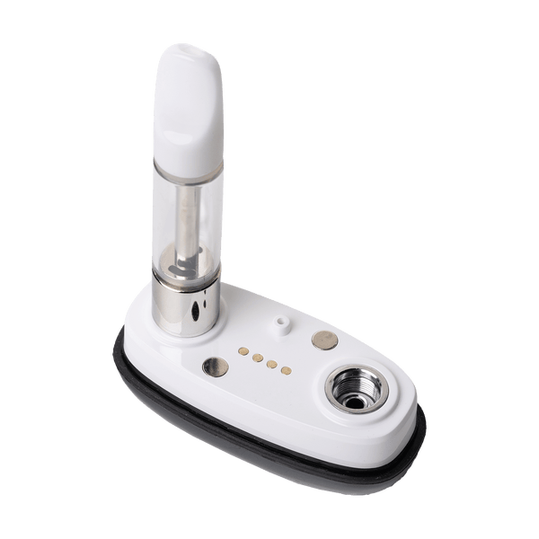 This is the Veil Bar Duo dual 510 cartridge battery from Cartisan available at Ritual Colorado. Featuring an included water pipe adapter and compatibility with two carts at a time this is a serious 510 battery!