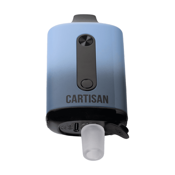 This is the Ocean Depths Veil Bar Duo dual 510 cartridge battery from Cartisan available at Ritual Colorado. Featuring an included water pipe adapter and compatibility with two carts at a time this is a serious 510 battery!
