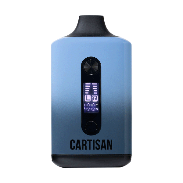 This is the Ocean Depths Veil Bar Duo dual 510 cartridge battery from Cartisan available at Ritual Colorado. Featuring an included water pipe adapter and compatibility with two carts at a time this is a serious 510 battery!