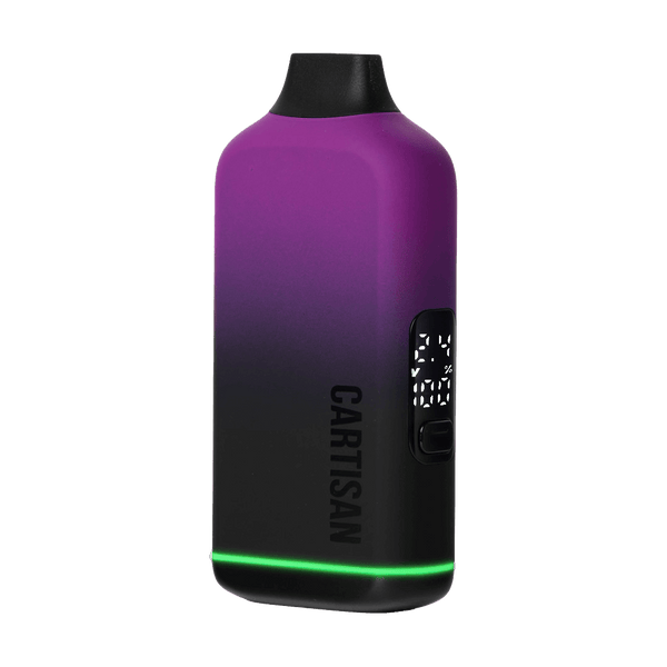 This is the Zenith Veil Bar Neo 510 Thread Battery from Cartisan available at Ritual Colorado. A discrete 510 battery option with a subtle built-in screen offering sneaky cart hits.