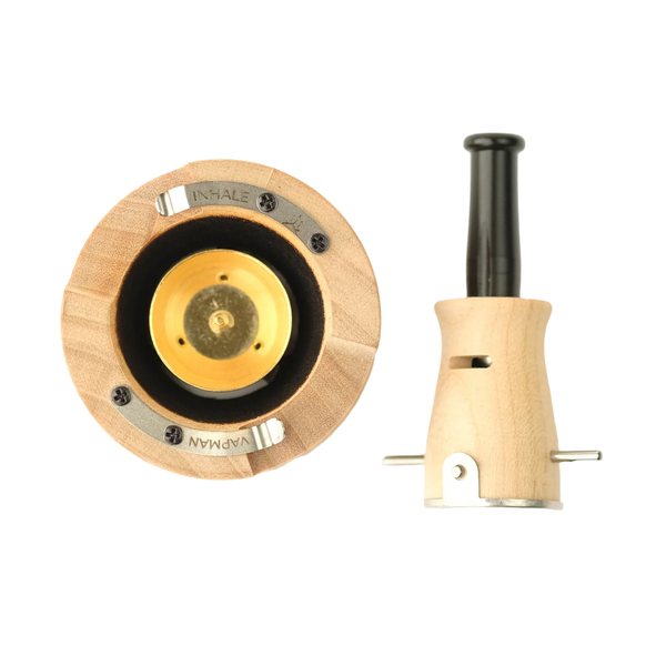 This is the Pure Cherry Vapman Click by INHALE available at Ritual Colorado. Featuring classic Vapman style with an added click feature making it easier than every to get the perfect vaporization sessions.