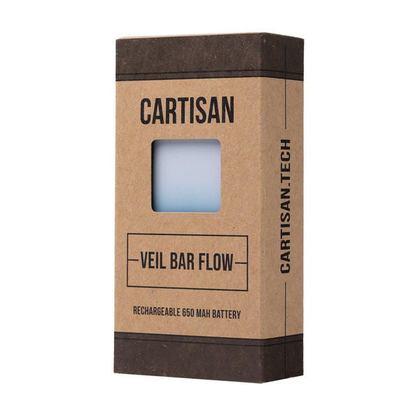 This is the Veil Bar Flow by Cartisan available at Ritual Colorado. A sleek 510 battery featuring auto-draw capabilities or double-click for the built-in fan to crank out vapor for you.