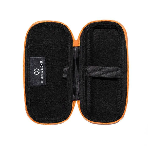 This is the Venty Case by Storz & Bickel available at Ritual Colorado. A convenient smell-proof, hard shell case built for the Venty Vaporizer and a cleaning brush.