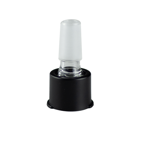 This is the glass water pipe adapter for the Storz & Bickel Venty available at Ritual Colorado. These premium accessories allow you to run your Venty vaporizer through your favorite water piece for smooth hits.