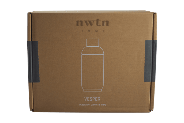 This is the Vesper Gravity Bong from NWTN Home available at Ritual Colorado. A vintage inspired glass piece that matches form with function for thick and powerful hits.