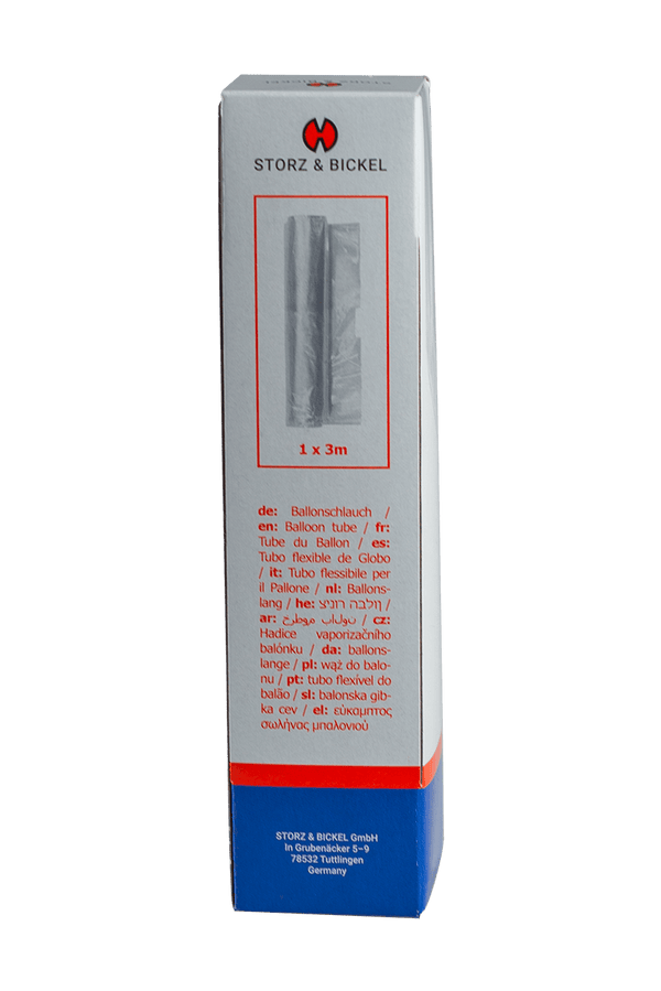 This is the Balloon Tube 1x3m from Storz & Bickel available at Ritual Colorado. Enough for 5 standard size Volcano balloons or one mega party balloon, this roll conveniently lets you select balloon size. The balloon material is food-safe, heat-proof and odor-free.