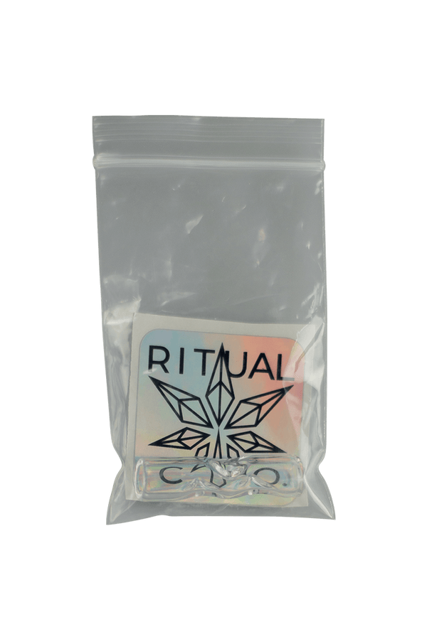 This is an XL Round Glass Blunt Tip by Ritual Essentials available at Ritual Colorado. Made in Colorado and featuring three dimples these are refined tips for a premium rolling experience.