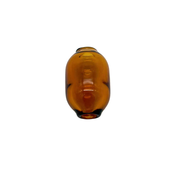 This is the Yellow Handmade Glass Macrame Bead (5mm ID) by Biting Glass available at Ritual Colorado. Hand crafted in Denver, Colorado these sleek beads are the perfect accent for your craft project.