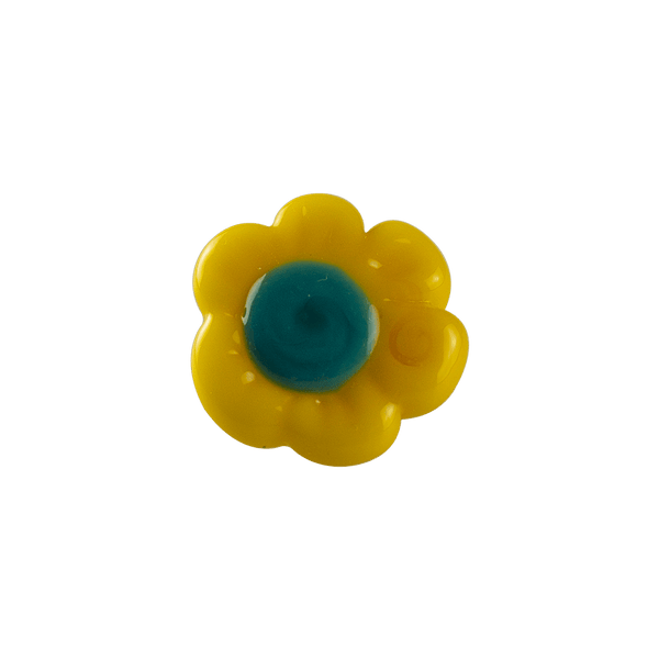 Glass Flower Pins