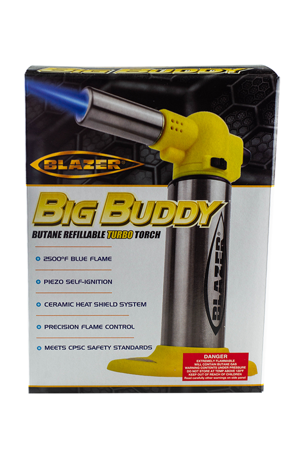 This is the Blazer Big Buddy butane dab torch available at Ritual Colorado. Available in a wide variety of fun colors, this powerful and durable torch provides even heating for outstanding performance with dabbing quartz and butane dry herb vaporizers.