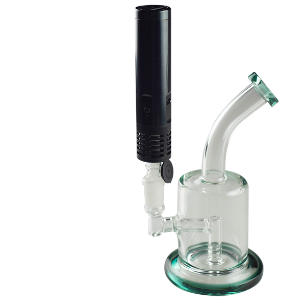 This is a bundle of the Arizer Air Max portable vaporizer and Plain Jane glass piece available at Ritual Colorado.