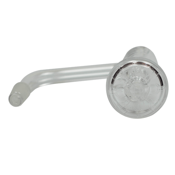 Claw Mod Slurper Banger by Evan Shore. Made from American quartz, featuring a slurper body and clean beveled edge. This banger is great for the heady quartz collectors and dab connoisseurs. Shown with the 90 Degree Claw Base, not included.