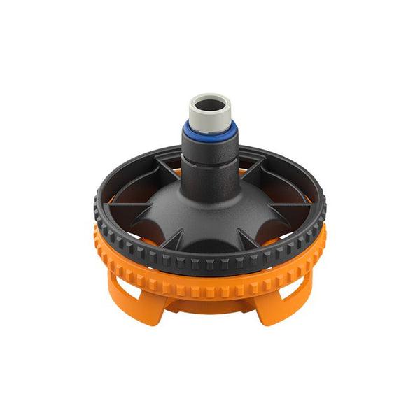 This is the Dosing Capsule Filling Chamber for the Volcano Hybrid by Storz Bickel available at Ritual Colorado. Also known as the bowl reducer, this sleek device allows you to run your Volcano with less herb.