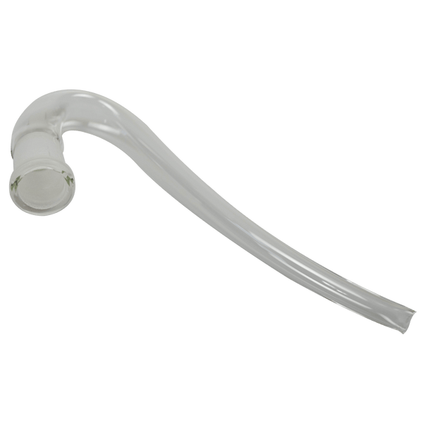 This is the 14mm J-Hook from Ritual Glass available at Ritual. It features a 14mm female connection which makes it compatible with tons of dry herb vaporizers. The all-glass airpath leads to efficient vapor cooling and maximum flavor.
