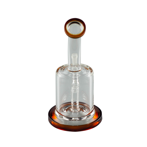 This is the Plain Jane Glass Bubbler from Ritual Glass available at Ritual Colorado. It features a 14mm female connection and a compact body for durability. One of our most affordable glass pieces the Plain Jane is the perfect daily driver.