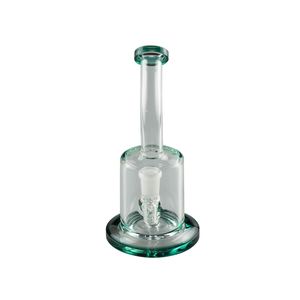 This is the Plain Jane Glass Bubbler from Ritual Glass available at Ritual Colorado. It features a 14mm female connection and a compact body for durability. One of our most affordable glass pieces the Plain Jane is the perfect daily driver.