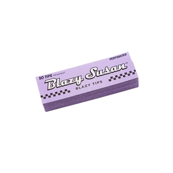 This is a 50-pack of Purple Blazy Tips from Blazy Susan available at Ritual Colorado. These convenient perforated tips make rolling easy and keep you from inhaling any scoobie snacks.