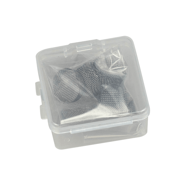 QaromaShop Adjustable Screens for 360 Stem available at Ritual. These pre-formed screens fit within the Glass Stem / Bowl Adapter for use with the Taroma 360 and Staroma 360 dry herb vaporizers.