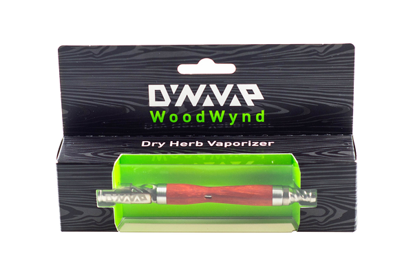 This is the WoodWynd from Dynavap available at Ritual Colorado. It features a Helix Titanium Tip and Padauk hardwood body for a refined dry herb vaporizer experience. The 10mm mouthpiece and convenient air port allow for maximum session customization. Check out the latest portable dry herb device from Dynavap at Ritual Colorado today!