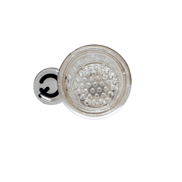 This is the Adapter XL Glass Bowl from QaromaShop available at Ritual. Available in 19mm each bowl comes with a glass handle and holds 26mm screens. Compatible with all XL QaromaShop housings (Taroma XL, Qaroma XL, Staroma XL, Baroma XL). The perfect pair for your preferred XL ball vaporizer.