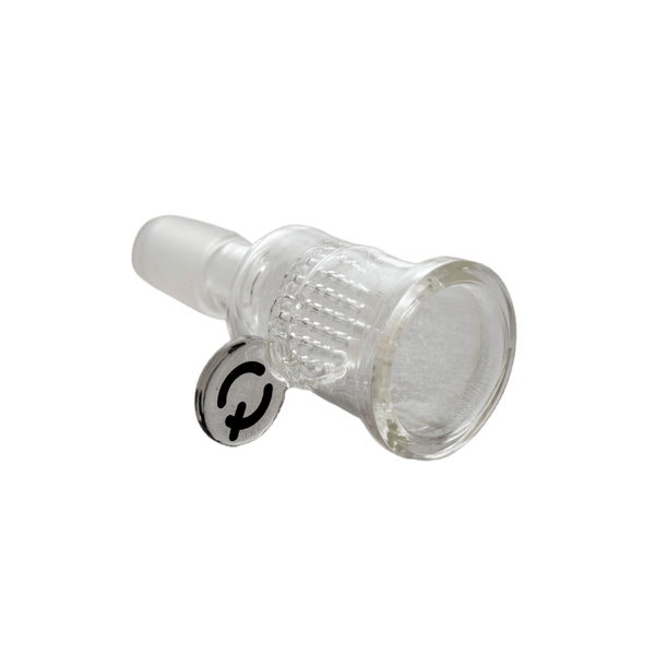 This is the Adapter XL Glass Bowl from QaromaShop available at Ritual. Available in 19mm each bowl comes with a glass handle and holds 26mm screens. Compatible with all XL QaromaShop housings (Taroma XL, Qaroma XL, Staroma XL, Baroma XL). The perfect pair for your preferred XL ball vaporizer.