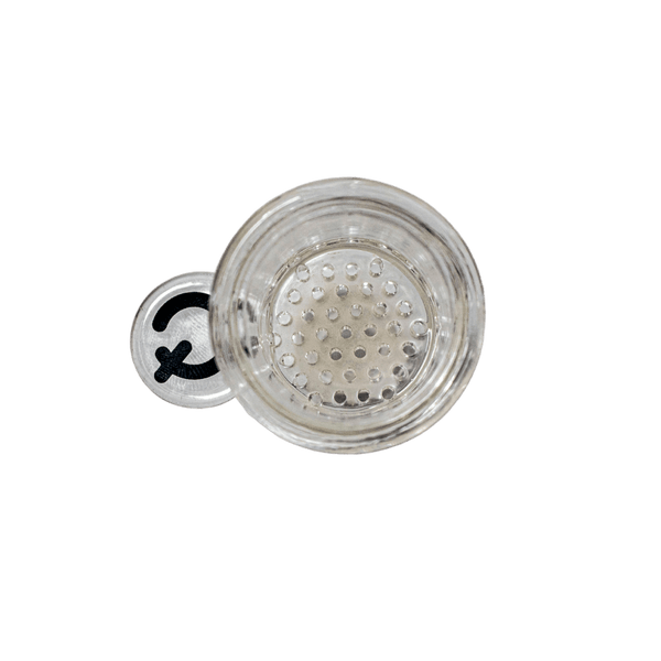 This is the Adapter XL Glass Bowl from QaromaShop available at Ritual. Available in 19mm each bowl comes with a glass handle and holds 26mm screens. Compatible with all XL QaromaShop housings (Taroma XL, Qaroma XL, Staroma XL, Baroma XL). The perfect pair for your preferred XL ball vaporizer.
