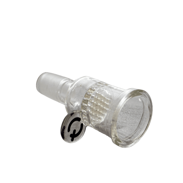 This is the Adapter XL Glass Bowl from QaromaShop available at Ritual. Available in 19mm each bowl comes with a glass handle and holds 26mm screens. Compatible with all XL QaromaShop housings (Taroma XL, Qaroma XL, Staroma XL, Baroma XL). The perfect pair for your preferred XL ball vaporizer.