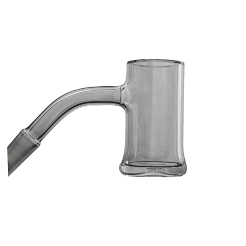 XL Flat Top Banger by Evan Shore. Made from American quartz, featuring a flared bucket base and clean beveled edge. This banger is great for the heady quartz collectors and dab connoisseurs.