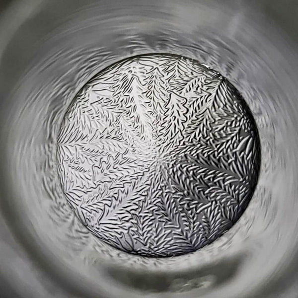 XL Trippy Banger (Forest) by Evan Shore. Made from American quartz, this banger is fully engraved with a gorgeous trippy forest pattern. This special edition banger is great for the heady quartz collectors and dab connoisseurs.