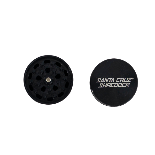 This is the large 3-piece grinder from Santa Cruz Shredder in black.