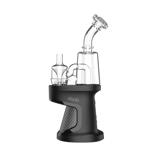 This is the daab electronic dabbing device by Ispire available at Ritual. Pictured fully assembled from the side.