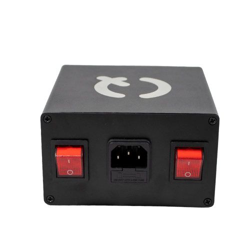 This is a dual digital PID temperature controller from QaromaShop available at Ritual. It features convenient digital temperature setting for two sepearte devices for easy ball vaporizer operation.